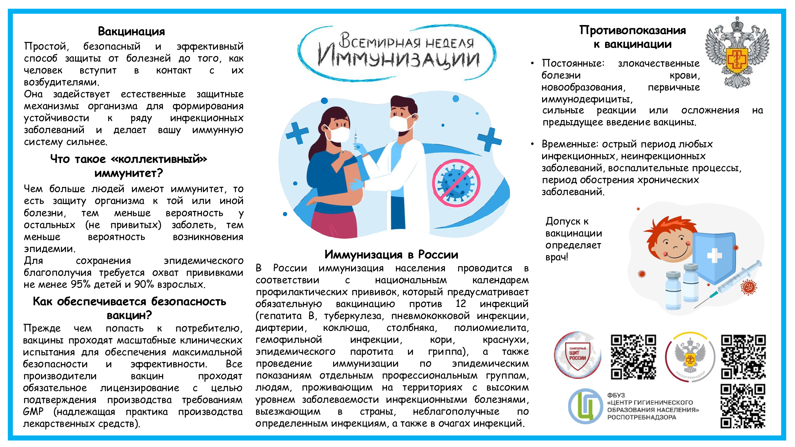 Всемирная неделя иммунизации в 2025 году